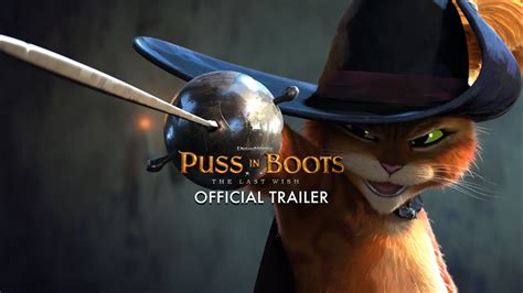 Feature Trailer for Puss in Boots: The Last Wish, starring Florence Pugh, Salma Hayek, Olivia Colman, Antonio Banderas and Samson Kayo.. This fall, everyone's favorite leche-loving, swashbuckling, fear-defying feline returns. For the first time in more than a decade, DreamWorks Animation presents a new adventure in the Shrek universe …